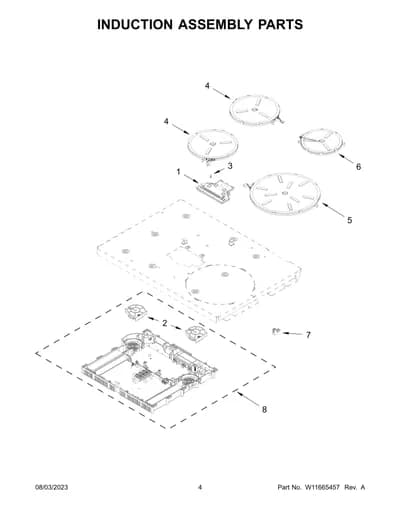 INDUCTION ASSEMBLY PARTS