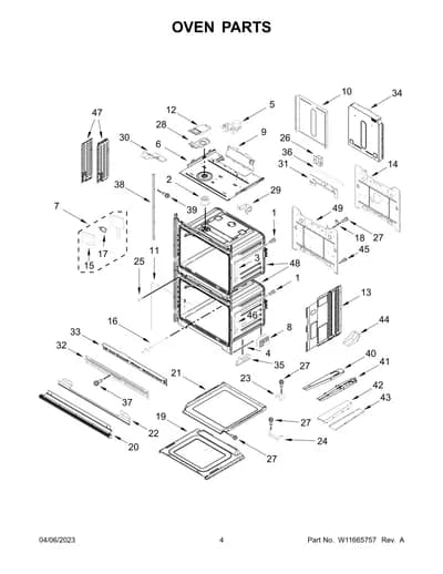 OVEN PARTS