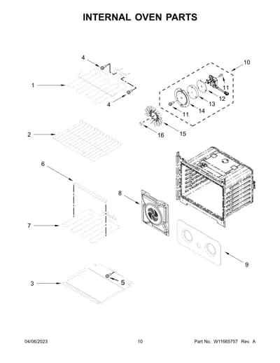 INTERNAL OVEN PARTS