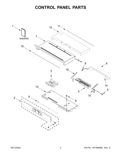 CONTROL PANEL PARTS