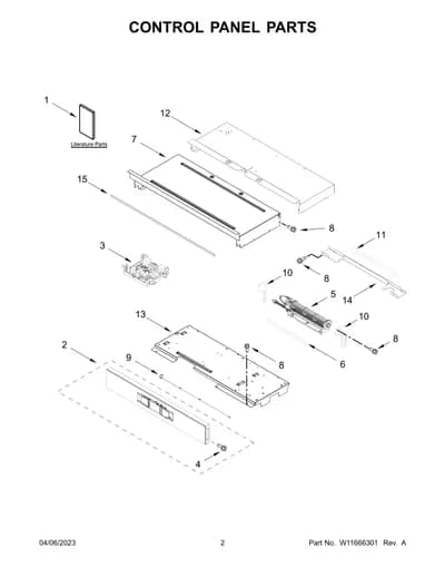 CONTROL PANEL PARTS