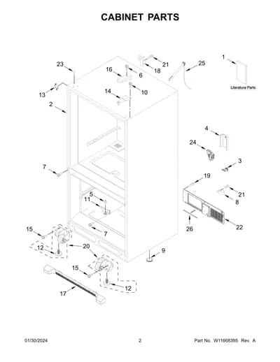 CABINET PARTS
