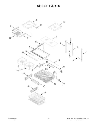 SHELF PARTS