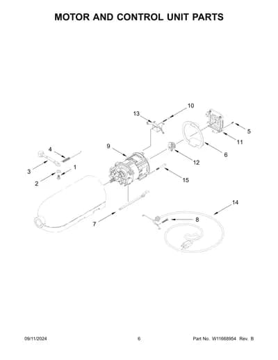 MOTOR AND CONTROL UNIT PARTS