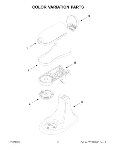 COLOR VARIATION PARTS