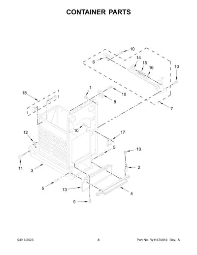 CONTAINER PARTS