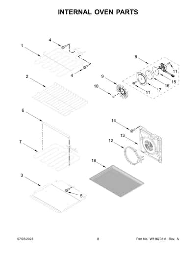 INTERNAL OVEN PARTS