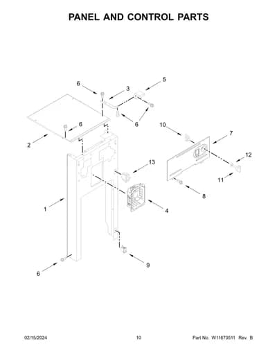 PANEL AND CONTROL PARTS