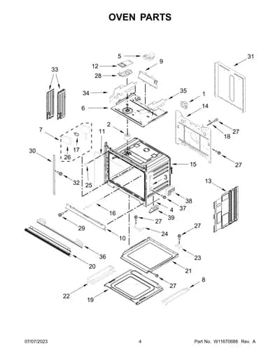 OVEN PARTS