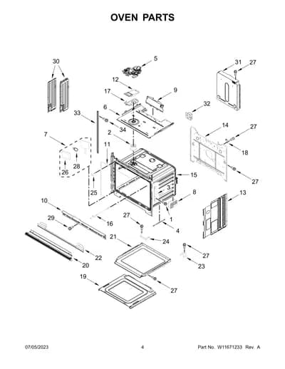 OVEN PARTS