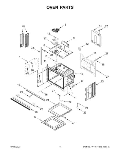 OVEN PARTS