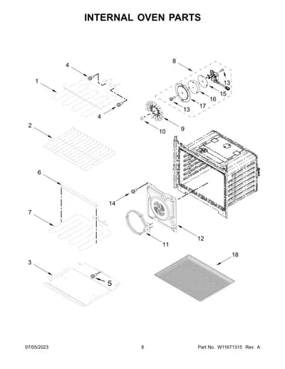 INTERNAL OVEN PARTS