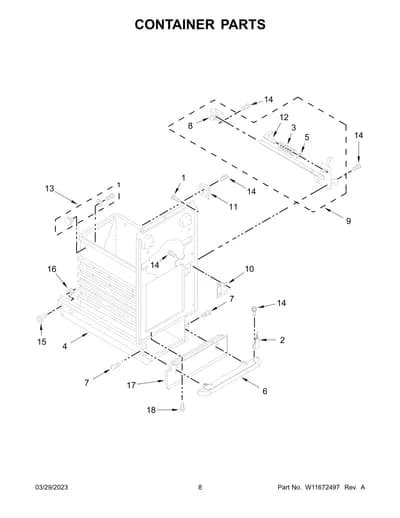 CONTAINER PARTS