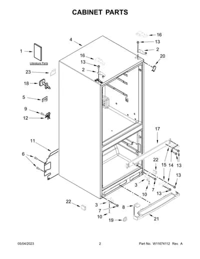CABINET PARTS