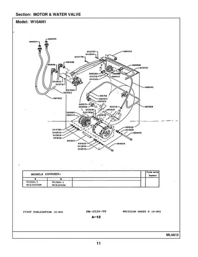 MOTOR & WATER VALVE