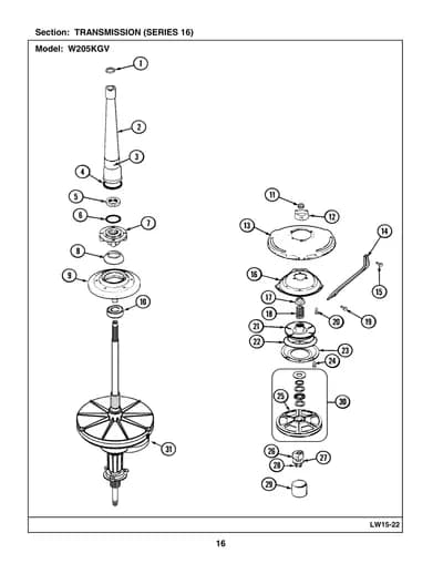 TRANSMISSION (SERIES 16)