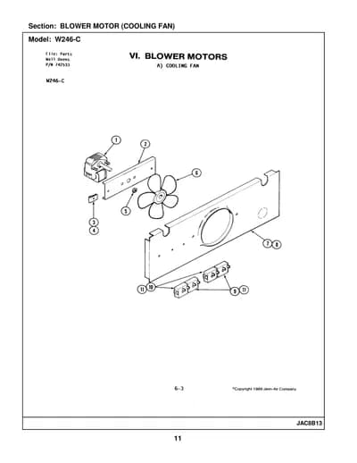 BLOWER MOTOR (COOLING FAN)