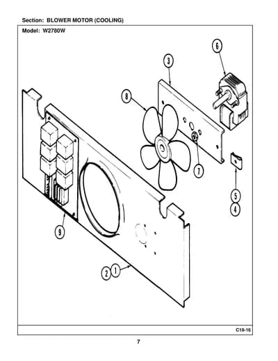 BLOWER MOTOR (COOLING)
