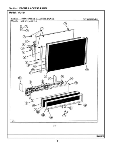 FRONT & ACCESS PANEL