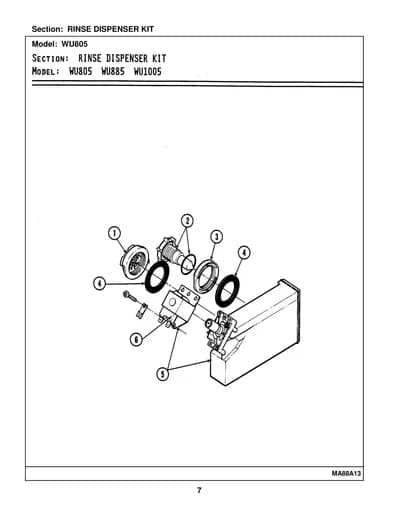 RINSE DISPENSER KIT