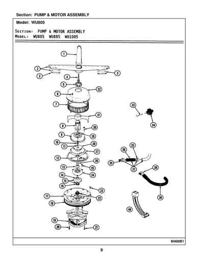 PUMP & MOTOR ASSEMBLY