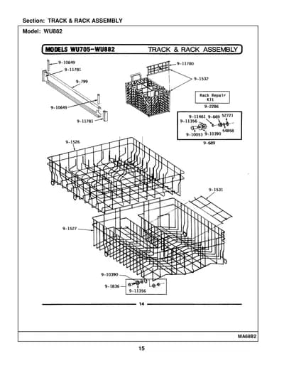 TRACK & RACK ASSEMBLY