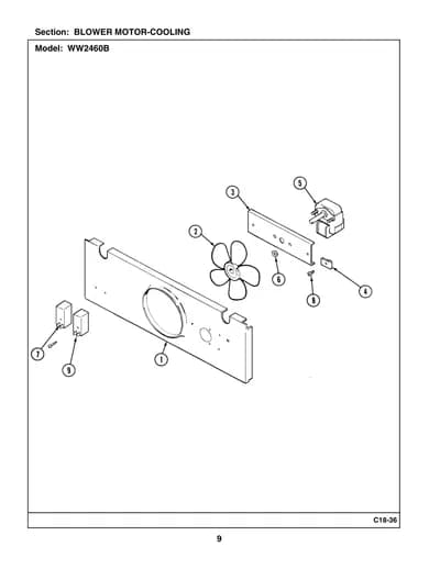 BLOWER MOTOR-COOLING