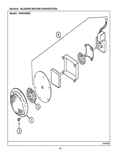 BLOWER MOTOR-CONVECTION