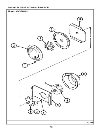 BLOWER MOTOR-CONVECTION