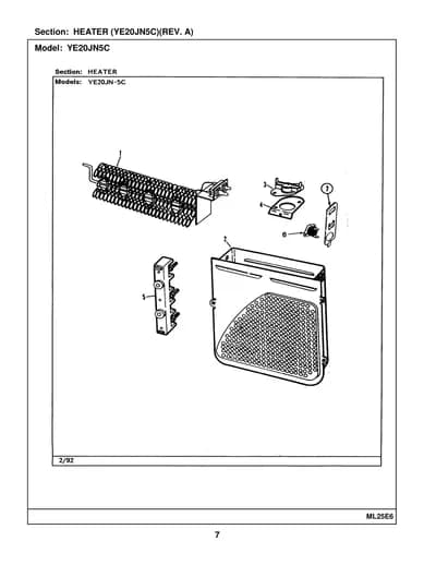 HEATER (YE20JN5C)(REV. A)