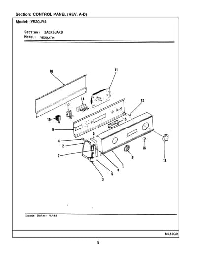CONTROL PANEL (REV. A-D)