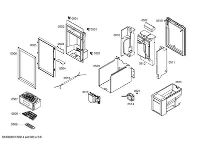 Door & Housing, Fan Parts (0501-0523)