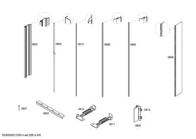 Mounting & Fixing, Hinges (0602-0616)