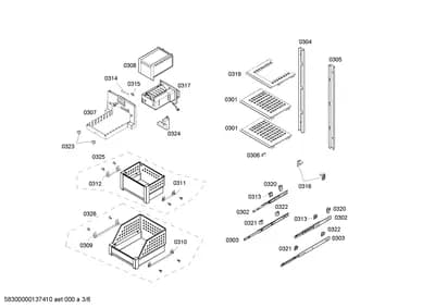 Rails, Door & Housing (0302-0326)