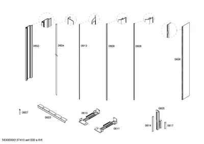 Hinges, Mounting & Fixing (0602-0617)