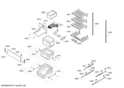 Door & Housing, Rails (0301-0334)