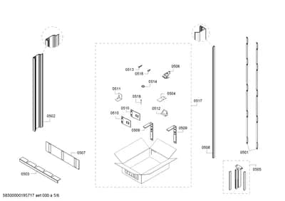Door & Housing, Screws (0501-0518)