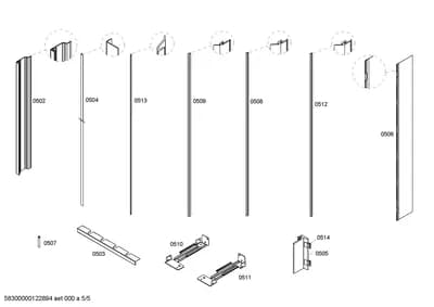 Mounting & Fixing, Hinges (0502-0516)