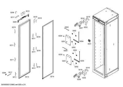Mounting & Fixing, Door & Housing (0201-0222)
