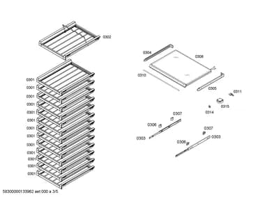 Rails, Seals & Gaskets (0301-0315)