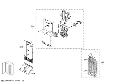 Fan Parts, Door & Housing (0601-0607)