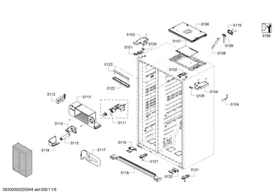 Hinges, Door & Housing (0101-0150)