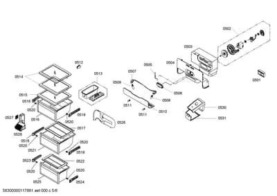 Door & Housing, doors & housing (0501-0531)