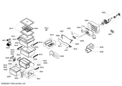 Door & Housing, doors & housing (0501-0541)