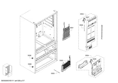 Fan Parts, Door & Housing (0501-0551)