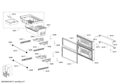drawers, Seals & Gaskets (0402-0450)