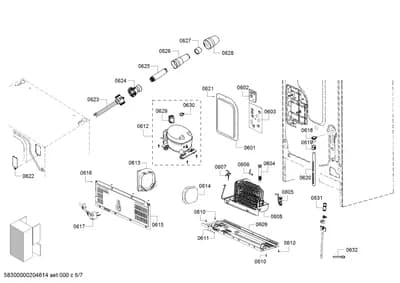 Door & Housing, Screws (0601-0655)