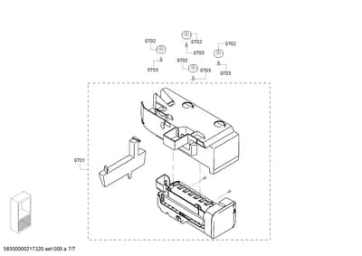 icemakers, Flaps & Holders (0701-0703)