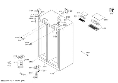Door & Housing, Hinges (0101-0199)