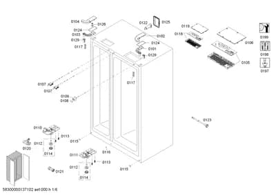 Door & Housing, Hinges (0101-0199)